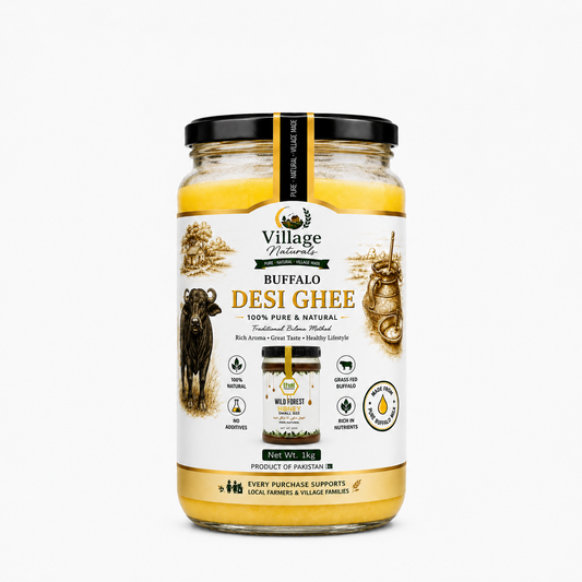 Village Naturals Buffalo Desi Ghee – 100% Pure & Natural | 1kg